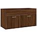 Set Mobili Da Bagno 2 Pz Rovere Marrone In Legno Multistrato - Foto miniatura 2