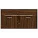 Set Mobili Da Bagno 2 Pz Rovere Marrone In Legno Multistrato - Foto miniatura 3