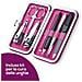 Set per Manicure e Pedicure MP 44 con 7 Accessori Colore Viola/Bianco - Foto miniatura 3