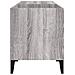 Mobile Porta Dischi Grigio Sonoma 84,5x38x48 Legno Multistrato - Foto miniatura 5