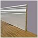 96 Metri Lineari Di Battiscopa Slim Laccato Bianco In Legno Massello Ducale 120x10 - Foto miniatura 1