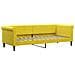 Letto Da Giorno Giallo 80x200 Cm In Velluto - Foto miniatura 1