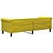Letto Da Giorno Giallo 80x200 Cm In Velluto - Foto miniatura 4