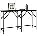 Tavolino Consolle Nero 140x29x75 Cm In Legno Multistrato - Foto miniatura 1