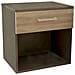 Comodino Nightstand Grigio E Olmo - Foto miniatura 1