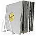 Espositore Da Bancone Dischi In Vinile Bianco Nero Acciaio Al Carbonio 30 X 15 X 15 Cm (2 Unità) - Foto miniatura 1