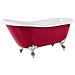 Vasca Da Bagno Freestanding Cayman 153 X 77 Cm Rosso - Foto miniatura 5