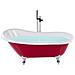 Vasca Da Bagno Freestanding Cayman 153 X 77 Cm Rosso - Foto miniatura 8