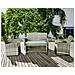 Salotto Set Da Esterno Giardino Con Poltrone Divano E Tavolo In Rattan Century - Foto miniatura 2