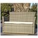 Salotto Set Da Esterno Giardino Con Poltrone Divano E Tavolo In Rattan Century - Foto miniatura 6