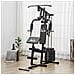 Stazione Fitness Multifunzione Power Tower Con Pesi Fino 45kg E Panca Imbottita, 135x103x210cm - Foto miniatura 4