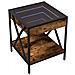 Comodino Con Led Infinity Rovere Fumo 40x40x49 Cm - Foto miniatura 3