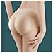 Panty Contenitivo Imbottito Slip Per Glutei Finti Butt Lifter Per Donna Beige Xxl - Foto miniatura 5