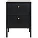 Comodino Dalby - Nero - Metallo - 40x40x60 Cm - Foto miniatura 1