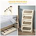Scaletta per Cani Pieghevole con 4 Gradini Antiscivolo per Animali Fino 10kg, Beige - Foto miniatura 4