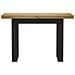 Tavolo Consolle Noain Gambe Forma U 120x30x75 Cm Legno Massello - Foto miniatura 3