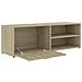 Mobile Porta Tv Rovere Sonoma 120x34x37 Cm In Legno Multistrato - Foto miniatura 6