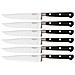 Set Di 6 Coltelli Da Bistecca Con Lame Nere Lisce - 658502-1 - Foto miniatura 1
