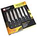 Set Di 6 Coltelli Da Bistecca Con Lame Nere Lisce - 658502-1 - Foto miniatura 2