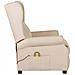 Poltrona Massaggiante Crema in Tessuto - Foto miniatura 3