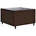 Set Divani da Giardino 7 pz con Cuscini in Polyrattan Marrone - Foto miniatura 5