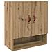Armadietto a muro rovere artigianale 60 x 31 x 70 cm - Foto miniatura 1