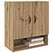 Armadietto a muro rovere artigianale 60 x 31 x 70 cm - Foto miniatura 3