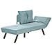 Chaise Longue Versione Destra Rocamadour Tessuto Azzurro - Foto miniatura 4
