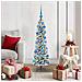 Albero di Natale artificiale con 150 LED Bianco 120 cm - Foto miniatura 2