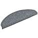 Tappetini per scale autoadesivi 30 pz 65x21x4 cm Grigio chiaro Semicircolari Grandi - Foto miniatura 2