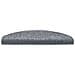 Tappetini per scale autoadesivi 30 pz 65x21x4 cm Grigio chiaro Semicircolari Grandi - Foto miniatura 3