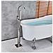 Rubinetto per vasca da bagno indipendente, Blackswan, tipo M20, modello nichel opaco, misura 110 cm - Foto miniatura 3