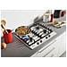 H-HOB 500 GAS HHG6BR4WSX Acciaio inox Da incasso 59.5 cm 4 Fornello (i) - Foto miniatura 3