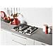 H-HOB 500 GAS HHG6BR4WSX Acciaio inox Da incasso 59.5 cm 4 Fornello (i) - Foto miniatura 5