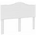 Struttura del letto Bianco 150 x 200 cm Legno Ingegnerizzato - Foto miniatura 7