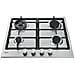 EZPG604GXH Acciaio inox Da incasso 60 cm Gas 4 Fornello (i) - Foto miniatura 2