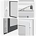 Finestra per Soffitta RISOR 60 x 60 cm PVC e Vetro Antracite - Foto miniatura 6