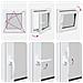 Finestra per Soffitta RISOR 60 x 60 cm PVC e Vetro Antracite - Foto miniatura 9
