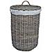Cesto per la biancheria con coperchio 2 pcs Grigio Kubu - Foto miniatura 5