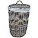 Cesto per la biancheria con coperchio 2 pcs Grigio Kubu - Foto miniatura 6