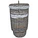 Cesto per la biancheria con coperchio 2 pcs Grigio Kubu - Foto miniatura 7