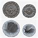 Cesto per la biancheria con coperchio 2 pcs Grigio Kubu - Foto miniatura 8