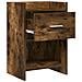 Comodini Rovere Fumo 40 x 30 x 60 cm Legno ingegnerizzato - Foto miniatura 3
