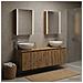 Set di Armadi da Bagno 5 pcs Rovere Artigianale - Foto miniatura 4