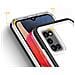 Custodia 3in1 Trasparente Per Samsung Galaxy A03s (166) Con Cornice, Cover In Gel, Nera - Foto miniatura 5