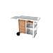 Campingaz 2213919, Carrello, Bianco, Legno, Grill, 1 ripiani, 2 ruota(e), Rettangolare - Foto miniatura 3