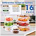 Contenitori alimentari SE-16PCS. 16 pezzi. 8 contenitori. 5.54 L - Foto miniatura 4