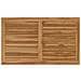 Piano del tavolo Rettangolare Legno di teak solido Naturale - Foto miniatura 1