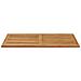 Piano del tavolo Rettangolare Legno di teak solido Naturale - Foto miniatura 3