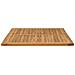 Piano del tavolo Rettangolare Legno di teak solido Naturale - Foto miniatura 4